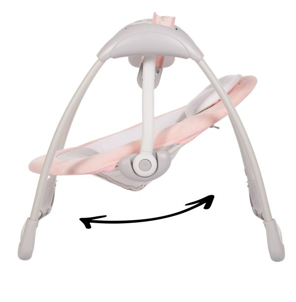 Bo Jungle -B-Dolphy Portable Swing Grey Pink - Baby Brand Direct