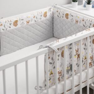 sensillo-baby-bedbumper-bedomrander-anti-stootrand-ledikant-bed-zijbeschermers-180x30cm-dieren